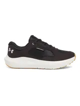 Championes Under Armour Charged Versurge para mujer, color negro con detalles en marrón.