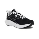 Championes Diadora Nerja para running, color negro con detalles en blanco.