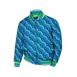 Campera reversible Umbro con cierre de cremallera y logo bordado.