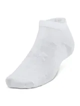 Pack de seis pares de medias deportivas blancas de corte bajo.