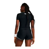 Remera deportiva Under Armour HeatGear Compression de manga corta, color negro con logo blanco en el pecho.