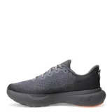 Championes Under Armour UA Infinite grises con detalles en color salmón.