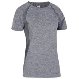 Remera deportiva Topper color gris con mangas cortas y cuello redondo.