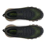 Championes de trail running Under Armour Charged Maven Trail, color marrón con detalles en negro y suela beige con motas.