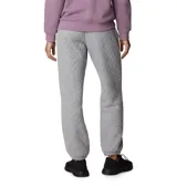 Pantalón deportivo acolchado color borgoña, con cintura elástica ajustable y bolsillos laterales.