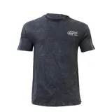 Remera de hombre Tiffosi, corte clásico, color negro con efecto lavado y logo estampado en el pecho.