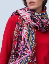 Pashmina estampada marca Barrington de 187cm x 82cm.