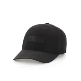 Gorra de béisbol negra con logo de Original Penguin en relieve.