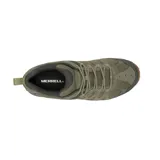 Zapatillas de senderismo Merrell Accentor 3, color verde oliva con detalles en marrón oscuro y suela marrón.