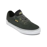 Championes de skate Etnies Joslin Vulc, color negro con suela marrón. Presentan logo de la marca en el lateral y lengüeta.