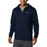 Buzo Columbia de hombre con capucha y cierre completo. Confeccionado en suave mezcla de algodón. Logotipos en el pecho y la manga.