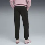 Pantalón de jogging negro de Puma, con logo Puma Athletics estampado en blanco en el muslo izquierdo.