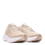 Championes Under Armour Charged Rogue 5 color beige con suela blanca.