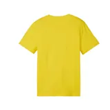 Remera deportiva Puma Teamgoal Casuals Tee Jr negra de manga corta con logo blanco estampado en el pecho.