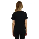 Remera deportiva negra de la marca Avia, diseñada para una comodidad óptima durante el ejercicio.