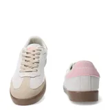 Championes urbanos Miss Carol modelo Carovi, color beige con detalles en rosa y suela marrón.