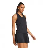 Musculosa deportiva negra de tenis, con cuello en V cruzado y tecnología Climacool.
