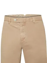 Pantalón de hombre RKF modelo Turin, estilo chino, color gris, corte moderno, tiro medio, con tecnología Natural Flex.