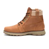 Bota de cuero color marrón, con cordones y suela de goma. Cuenta con tecnología Waterproof.
