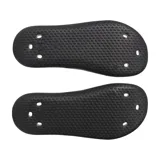 Sandalia tipo slipper negra con diseño ergonómico y suela antideslizante.