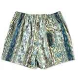 Short de baño para hombre con elástico en la cintura, tres bolsillos (dos laterales y uno trasero), tela con 10% spandex y secado rápido con doble costura de seguridad. Interior con mesh hipoalergénico y accesorios waterproof.