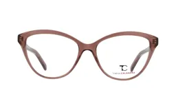 Armazón para lentes de acetato color rosa, con forma de ojo de gato.