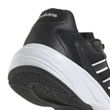 Championes Adidas Eclyptix 2000 negros con detalles en blanco, con tres tiras blancas en el lateral y suela blanca.