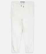 Pantalón de jogging azul eléctrico, con cintura elástica ajustable con cordón, bolsillos laterales y puños elásticos.