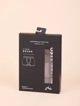 Pack de tres bóxers Rusty para hombre, con cintura elástica y logo de la marca.