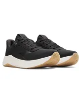 Championes Under Armour UA W Aurora 3 para mujer, color negro con logo blanco, ideales para entrenamiento. Diseñados para brindar soporte y amortiguación.