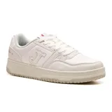 Championes urbanos Joma Platea Low para hombre, inspirados en el baloncesto. Confeccionados en material sintético blanco, con perforaciones laterales para ventilación y suela de caucho resistente al desgaste.