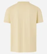 Remera color crema de algodón, con cuello redondo, manga corta y estampa frontal con texto "Chaotic Beauty".