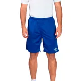 Short deportivo blanco de poliéster con cintura elástica y logo de Umbro en la pierna derecha.