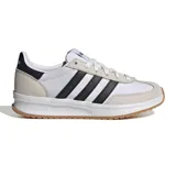 Championes Adidas Run 70s 2.0, color blanco con detalles en negro y beige.