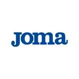 Pack de dos pares de medias tobilleras negras con logo Joma en blanco.