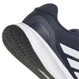 Championes Adidas Runfalcon 5 color azul marino con detalles en blanco. Capellada de malla transpirable y suela Cloudfoam.