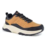 Championes Hi-Tec Guira color marrón con detalles en negro y suela color crema.