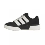 Zapatillas Adidas Forum 2000, color negro con detalles en blanco.