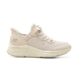 Championes deportivos Skechers Hands Free Slip-ins: BOBS from Skechers Arch Comfort B Sweet - A Look, color beige. Capellada de malla y material sintético con cordones decorativos, plantilla Skechers Memory Foam y amortiguación Arch Comfort.