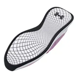 Championes Under Armour Charged Aurora para mujer, color negro con detalles en gris y suela blanca.