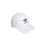 Gorra Adidas Originals color blanco con logo bordado en negro en el frente.