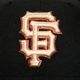 Gorro New Era 59FIFTY color negro con el logotipo de los San Francisco Giants bordado y parche del All-Star Game 2007.