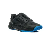 Championes de tenis Fila Acer Champion para hombre, color negro con suela celeste.