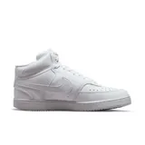 Championes de caña alta Nike Court Vision, color blanco.