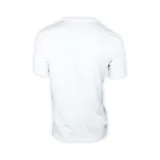 Remera blanca de algodón con cuello redondo y manga corta. Estampado frontal con el logo de Converse Chuck Taylor All Star en negro.