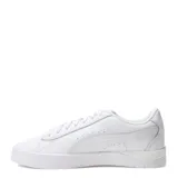 Championes Puma Jada Classic de cuero blanco con detalles perforados y logo Puma en el lateral.