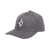 Gorra Volcom Fullstone color gris con logo bordado en blanco en el frente.