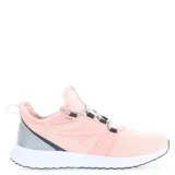 Championes Topper Squat W color rosa con detalles en gris y suela blanca.