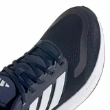 Championes Adidas Runfalcon 5 color azul marino con detalles en blanco. Capellada de malla transpirable y suela Cloudfoam.