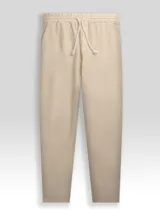 Pantalón recto confeccionado en lino premium, con cintura elástica y bolsillos laterales.